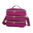 thumbnail image 4 of Bolsa organizadora de maquillaje Fernando Violeta 20 cm x 25 cm x 35 cm, 4 of 8