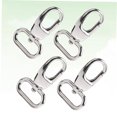 thumbnail image 3 of MERRYHAPY 4pcs Metal Swivel Lobster Clasp Snap Hook Silver Steel Spring Easy to Install for Pet Leashes, 3 of 8