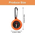 thumbnail image 5 of CEORPER 5Pcs Portable Keychain Compasses Outdoor Survival Compasses Camping Hiking Pocket Compasses Navigation Tool Easy Carry, 5 of 8