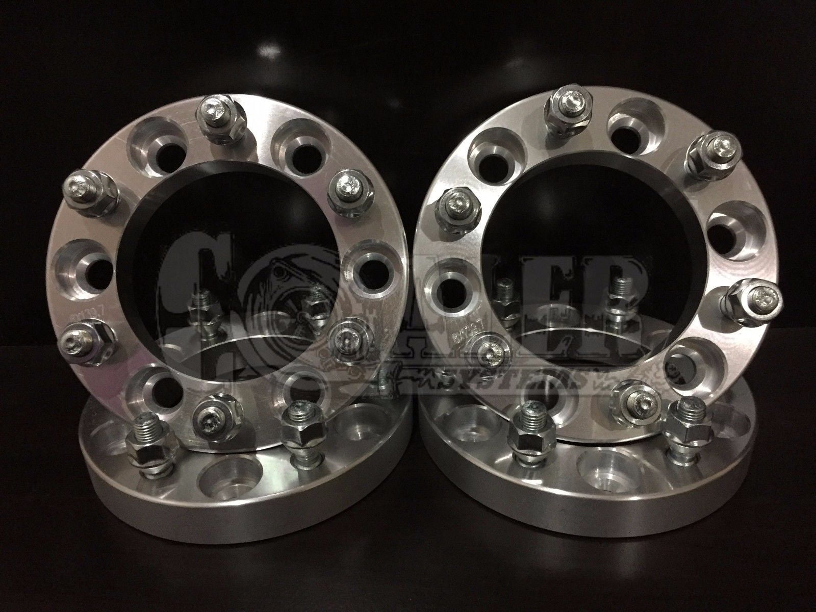 4 X Wheel Spacers 1" Thick Hub Adapter 6x5.5 6 Lug Bolt Pickup GMC
