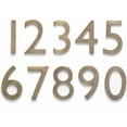 thumbnail image 2 of Architectural Mailboxes 4" Brass Floating House Number, Satin Nickel, 2, 2 of 2