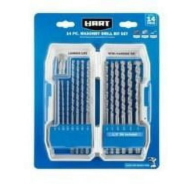 HART 14-Piece Masonry Drill Bit Set
