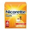 Nicorette Nicotine Gum, Stop Smoking Aids, 4 Mg, Fruit Chill, 160 Count