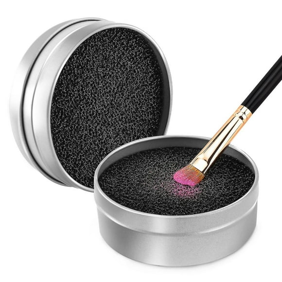 Limpiador de brochas de maquillaje, esponja para limpiar el color de las brochas de maquillaje, herramienta en seco