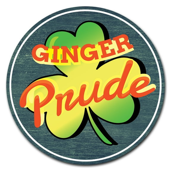 SignMission C-16-CIR-WS-Ginger Prude 16 x 24 in. Corrugated Plastic Sign with Stakes Circular - Farmers Market Ginger