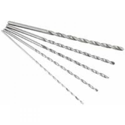 Juego de brocas, herramienta de broca helicoidal de vástago recto extralargo de acero de 2-5 mm, 5 piezas
