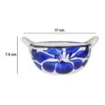 thumbnail image 2 of Salsero Jemaflex de Ceramica Redondo Flor Azul, 2 of 4