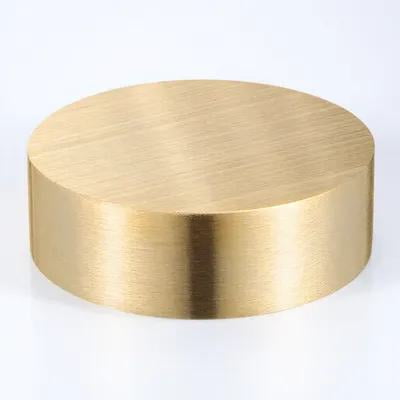 CATIEBYE Brass Metal Paper Weights Round Golden 1Pcs