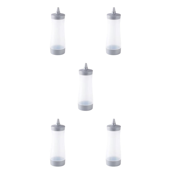 Matsuzay Botellas exprimibles para condimentos, Ketchup, mostaza, Mayo, aceite de oliva, botellas para salsas picantes, accesorios de herramientas de Type2 NO2 Matsuzay CBP068048