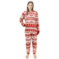 thumbnail image 2 of iHapHap Prints Red Seamless Christmas Geometric Pattern Matching Pajamas Set(L,Men), 2 of 5