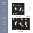 thumbnail image 2 of Yayeee Toggle Light Switch Wall Plate 2-Gang 4.56"x4.48" Decorative Outlet Cover, Pixel Cat, 2 of 7