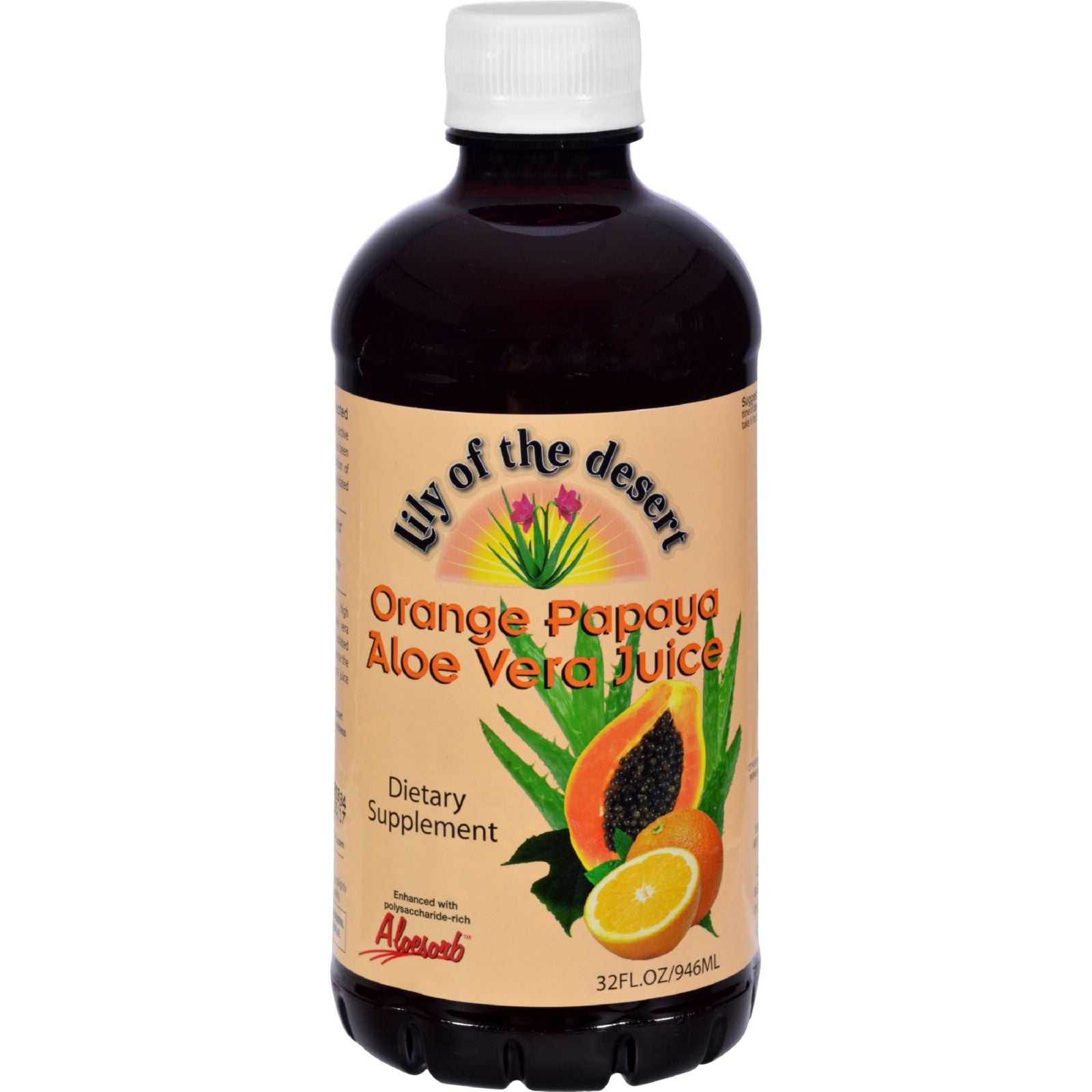 Lily of the Desert Aloe Vera Juice Orange Papaya 32 fl oz