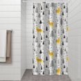 thumbnail image 2 of Multicolor Christmas Pattern Shower Curtain 36"x72" ,Bathroom Decorative Shower Curtains Set with 12 Hooks,Modern Waterproof Washable Shower Curtain, 2 of 6