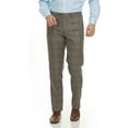 thumbnail image 3 of Adam Baker Men's DBS102 Slim Fit Double Breasted 2-Piece Jacket & Pants Suit Set - Taupe - 42L, 3 of 4