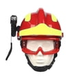 thumbnail image 1 of Safety Rescue Helmet Fire Fighter Protective Glasses Safety Helmets Workplace Fire Protection, 1 of 3