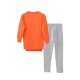 thumbnail image 2 of Gibobby Conjunto de leggings para bebés y niñas Leggings para niños Traje Patrón Sudadera Dos piezas Dibujos animados Niñas Niñas Trajes y conjunto(Naranja, 9-10 Años), 2 of 5