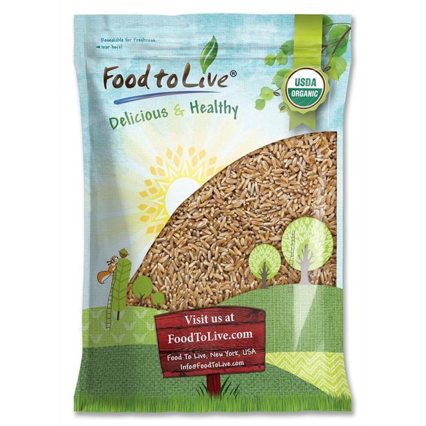 Organic KAMUT Khorasan Wheat Berries, 5 Pounds 100 Whole Grain