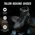 thumbnail image 2 of Hayabusa Talon Boxing Shoes for Men and Women Lace Up Lightweight Mid High Top - Black, 11, 2 of 6