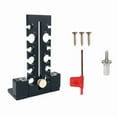 thumbnail image 6 of Electric Drill Round Rod Dowel Maker 7-18mm Adjustable Dowel Maker Jigs Woodworking Drill Milling Dowel Round Rod,1 x Woodworking Dowel Maker Jig set,Black, 6 of 6