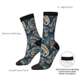 thumbnail image 4 of Logiee Indian Paisley 2 Print Adult Socks for Men & Women,Calf Socks, Ankle Socks,Boots Socks,Breathable Casual Sock,Unisex Crew Socks, 4 of 6