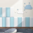 thumbnail image 5 of Washranp Self-Adhesive Wall Protector,Soft Anti-scratch Acoustic Panels Sound Proof Bedside Cloth Cushion for Kindergarten, 5 of 6