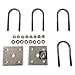 thumbnail image 2 of Southwest Wheel Trailer Axle 1 3/4" Round U-Bolt Kit Made in The U.S.A., 2 of 4