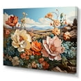 thumbnail image 2 of Designart "Contemporary Cactus Countryside" Flowers Canvas Prints, 2 of 7