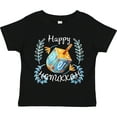 thumbnail image 3 of Inktastic Happy Hanukkah Dreidel and Laurels Boys or Girls Toddler T-Shirt, 3 of 5