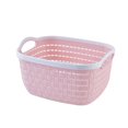 thumbnail image 1 of Caja de almacenamiento Nvzi-b para organizar la despensa y el almacenamiento, perfecta para baño, gabinete, cocina, refrigerador y armario. 30 x 21 x 13 cm (rosa)., 1 of 4