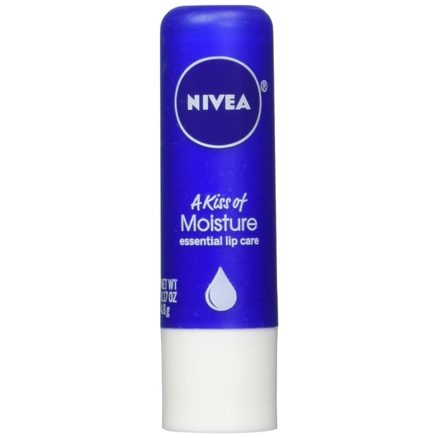 Bálsamo labial NIVEA A Kiss of Moisture en barra, paquete de 2