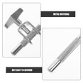 thumbnail image 4 of OULII Cowbell Mounting Clamp 1Set for Drum Kit Prevents Movement Silver Metal 9.24In, 4 of 8