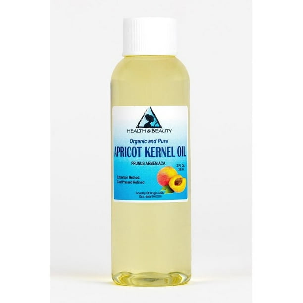 APRICOT KERNEL OIL REFINED ORGANIC CARRIER COLD PRESSED 100 PURE 2 OZ
