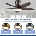 thumbnail image 4 of Ventilador de techo Surtime 36 pulgadas con luz y control remoto, 4 of 7