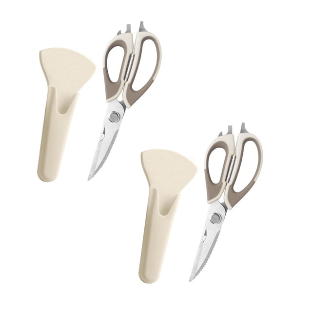 Kitchen Shears Ultra Sharp Stainless Steel Multifunctional Stainless Steel Kitchen Detachable Shears Heavy Duty Meat Scissors Chicken Poultry Fish Herbs Food Scissors