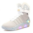 thumbnail image 4 of Mag Back to the Future Light Up Grey Trainers Shoes, All Sizes NEW_Special Gift, 4 of 5