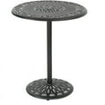 thumbnail image 2 of Noble House Hannah Outdoor Shiny Copper Cast Aluminum Bar Table, 2 of 18