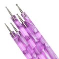 thumbnail image 4 of Suministros de pinceles para decoración de uñas acrílicos, 5 juegos de agujas con punta de flor, bolígrafo con punta de flor, taladro, suministros para decoración de uñas, 4 of 5
