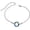 Blue, variant on 925 Sterling Silver Bracelet for Women Volcano Crystal Bracelet Gifts