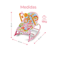 thumbnail image 2 of silla vibradora mecedora de bebe musical color rosa, 2 of 4