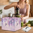 thumbnail image 3 of ZIATUBLES Hummingbird Dragonfly Flower Print Kitchen Juicer Dust Cover Stain Resistant Appliance Protective Case Kitchen Countertop Organized Decor Accessories Easy to Clean, 17 "W x 11 "D x 15 "H, 3 of 7