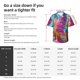 thumbnail image 5 of Balery Rainbow Melting Ice Cream Camisas hawaianas de manga corta para hombre, camisas playeras de corte holgado, camisas de vacaciones con botones,XX-Large, 5 of 7