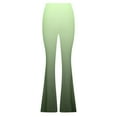 thumbnail image 4 of SCSAlgin Women Tight Fitting Hip Hugging Shaping Gradient Color Flared Pants Yoga Pants, 4 of 4