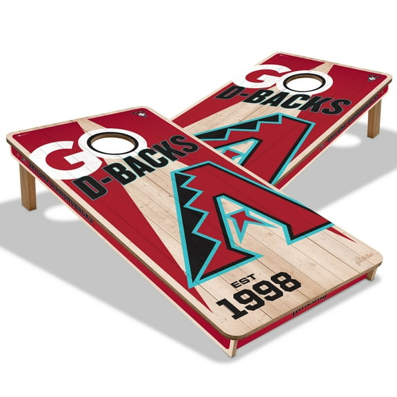 YouTheFan MLB Arizona Diamondbacks 2' x 4' Cornhole Game No Bags