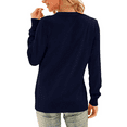 thumbnail image 3 of Aiyino Women's Long Sleeve Knit Cardigan Sweater Basic V Neck Button Down Knitwear Winter Tops s-3xl, 3 of 5
