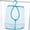 Blue, variant on Eqslft 1PC Clothespin Bag, Multi Purpose Hanging Mesh Storage Bag Clothespin Bag with Hanger for Socks Stockings Bra Underwear Bathroom