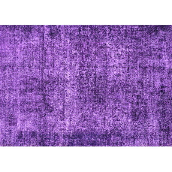 Ahgly Company Indoor Rectangle Oriental Purple Industrial Area Rugs, 2' x 5'