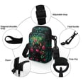 thumbnail image 5 of HELLHERO Shoulder Purse Black Cat Rose Lightweight Sling Bag for Adult, 5 of 7