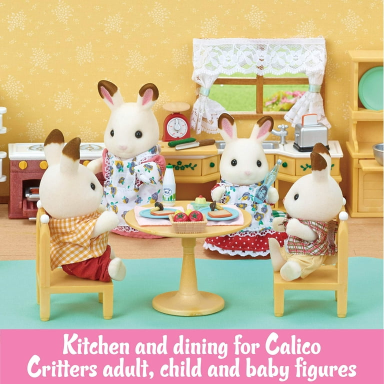 Calico Critters Deluxe Kozy Kitchen Set 