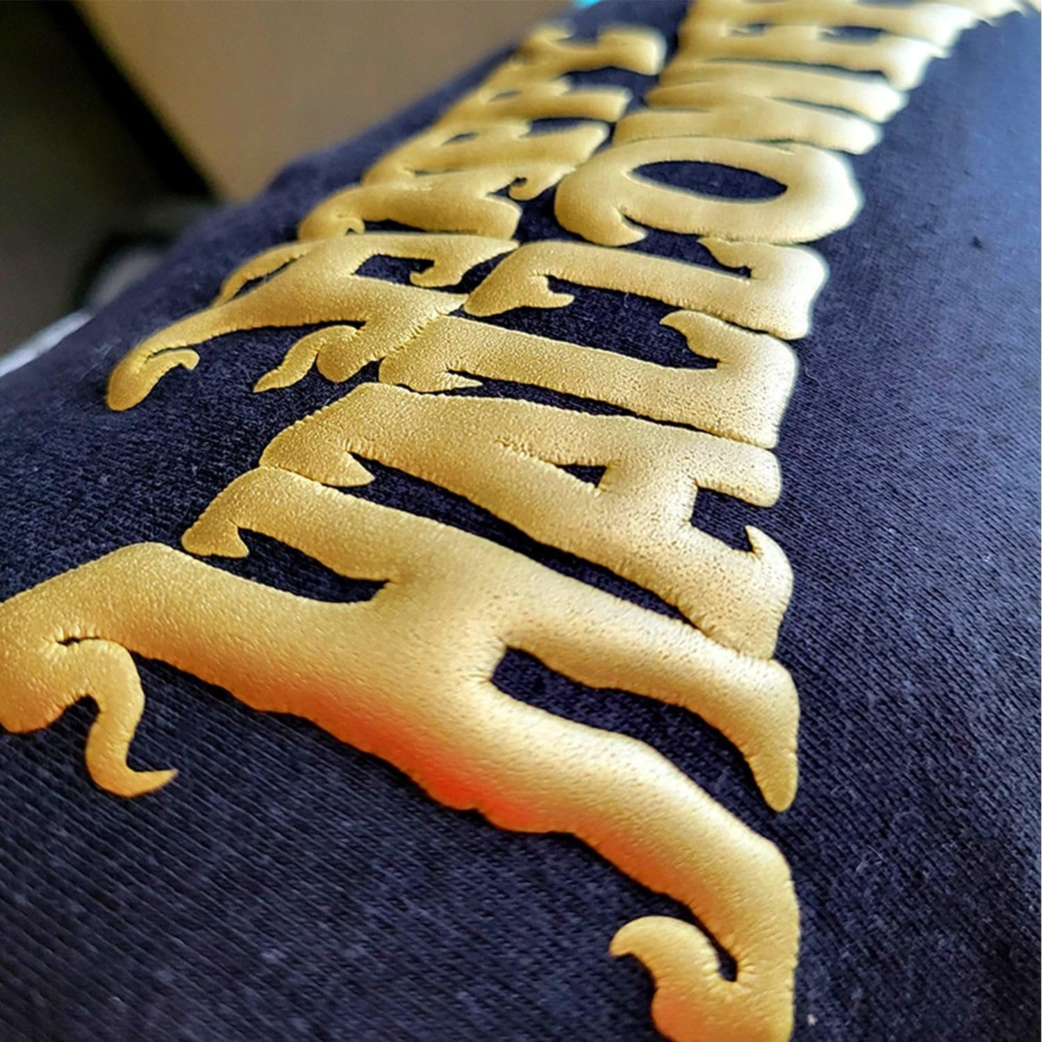 HTV4U Puff Heat Transfer Vinyl Matte Gold, 20" x 1 Yard - DIY Craft, Iron on Vinyl for Shirts, 3D Puffy Heat Press Transfer Film