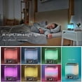 thumbnail image 4 of Altavoz Bluetooth con luz nocturna, reloj despertador Winshine RGB, 4 of 8